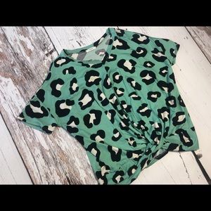 New cheetah tee by cherish large